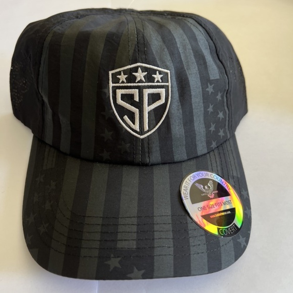 SUBTLE PATRIOT Military/Golf Covert Runner Hat Stars & Stripe USA Adjustable NWT